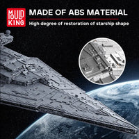 Thumbnail for Building Blocks MOC Star Wars ISD Monarch Imperial Destroyer Bricks Toy - 6