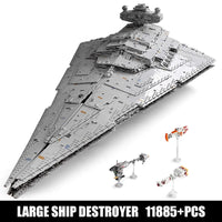 Thumbnail for Building Blocks MOC Star Wars ISD Monarch Imperial Destroyer Bricks Toy - 1