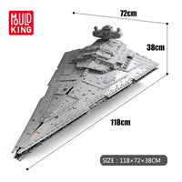 Thumbnail for Building Blocks MOC Star Wars ISD Monarch Imperial Destroyer Bricks Toy - 11