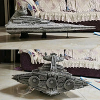 Thumbnail for Building Blocks MOC Star Wars ISD Monarch Imperial Destroyer Bricks Toy - 15