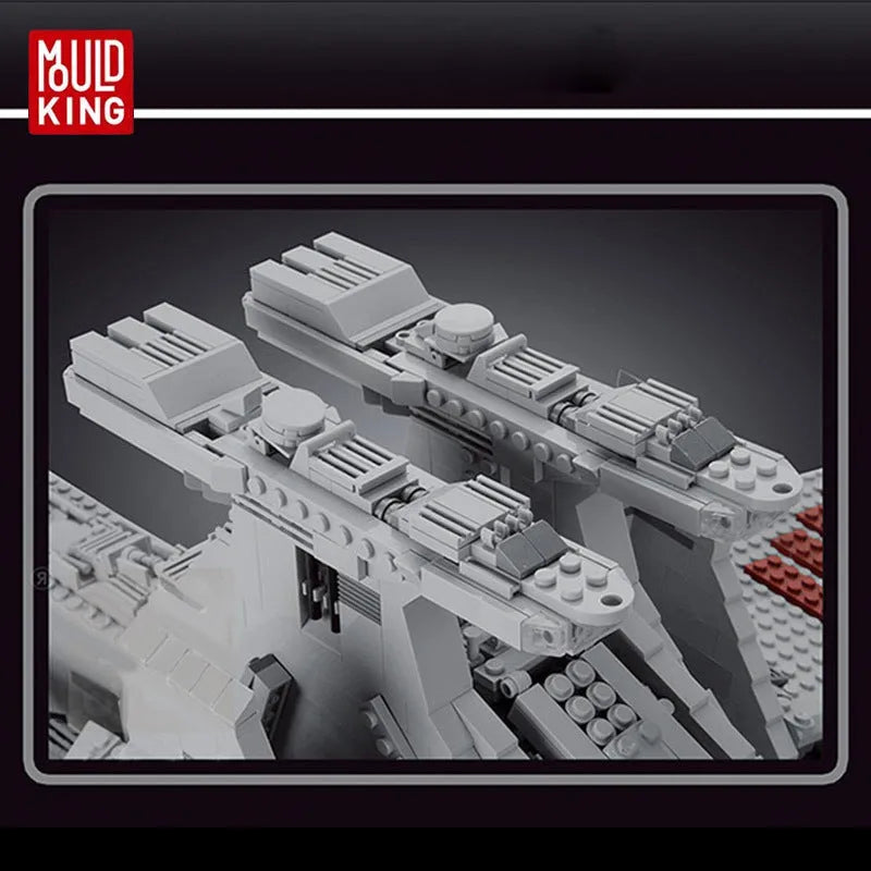 Building Blocks MOC Star Wars Republic Assault Cruiser Ship Bricks Toy 21005 - 4