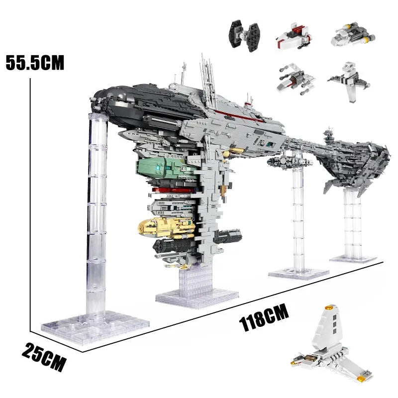 Building Blocks MOC Star Wars UCS 21001 Nebulon B Medical Frigate Bricks Toys - 1