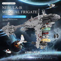 Thumbnail for Building Blocks MOC Star Wars UCS 21001 Nebulon B Medical Frigate Bricks Toys - 9