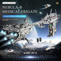 Thumbnail for Building Blocks MOC Star Wars UCS 21001 Nebulon B Medical Frigate Bricks Toys - 13