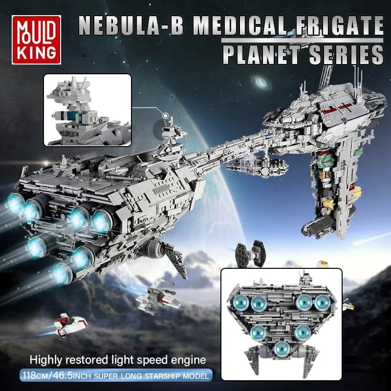 Building Blocks MOC Star Wars UCS 21001 Nebulon B Medical Frigate Bricks Toys - 15