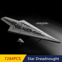 Thumbnail for Building Blocks MOC Star Wars UCS Executor Class Dreadnought Bricks Toy - 15