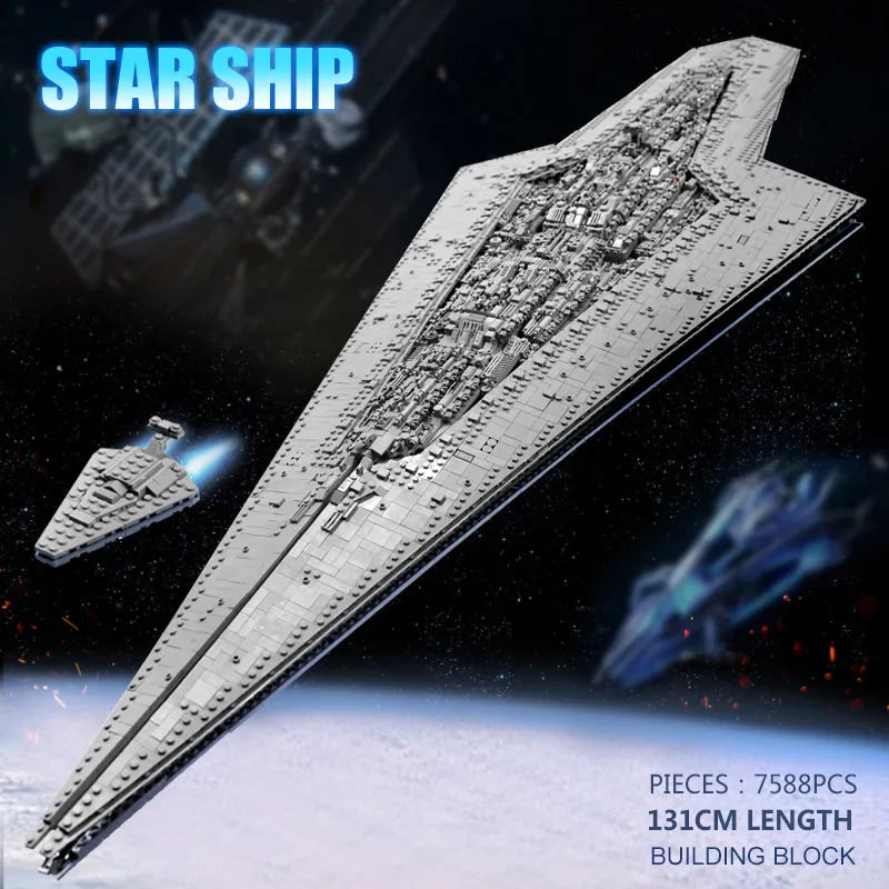  WLOXBKF MOC Super Star Destroyer Building Set UCS Executor-Class  Star Executor Dreadnought Building Blocks Collectible Set for Adults Model  Compatible with Star Wars A New Hope (7588+) : Toys & Games