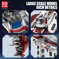 Thumbnail for Building Blocks MOC Star Wars UCS Old Republic Escort Cruiser Ship Bricks Toy - 11