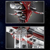 Thumbnail for Building Blocks MOC Star Wars UCS Old Republic Escort Cruiser Ship Bricks Toy - 18