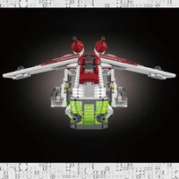 Thumbnail for Building Blocks MOC Star Wars UCS Republic Gunship Cruiser Bricks Toy - 10