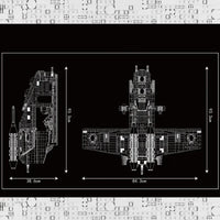 Thumbnail for Building Blocks MOC Star Wars UCS Republic Gunship Cruiser Bricks Toy - 9