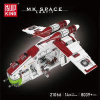 Thumbnail for Building Blocks MOC Star Wars UCS Republic Gunship Cruiser Bricks Toy - 2