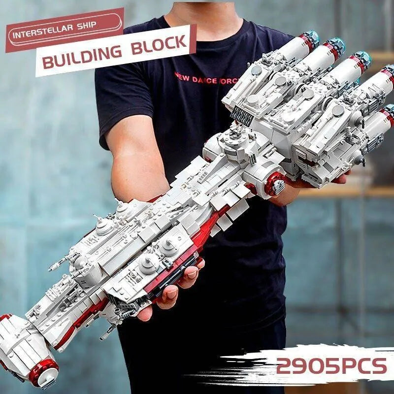 Building Blocks MOC Star Wars UCS Tantive IV Blockade Runner Bricks Toy - 7