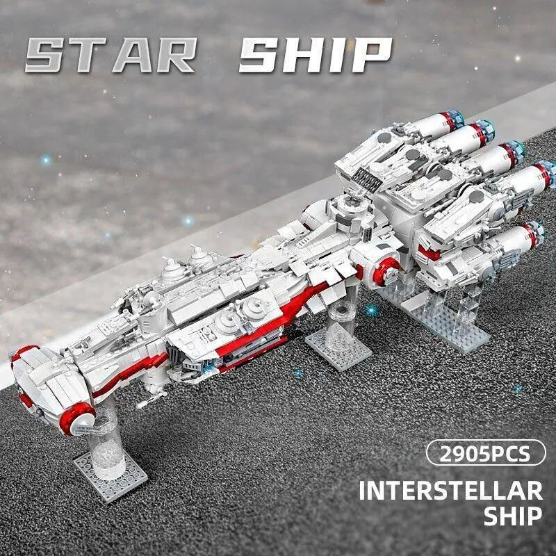 Building Blocks MOC Star Wars UCS Tantive IV Blockade Runner Bricks Toy - 8