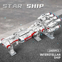 Thumbnail for Building Blocks MOC Star Wars UCS Tantive IV Blockade Runner Bricks Toy - 8