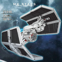 Thumbnail for Building Blocks MOC Star Wars UCS Tie Bomber Fighter Bricks Toy 21048 - 2