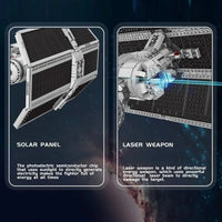 Thumbnail for Building Blocks MOC Star Wars UCS Tie Bomber Fighter Bricks Toy 21048 - 5