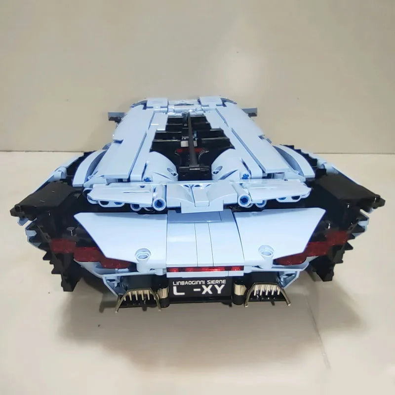 Building Blocks MOC Super Roadster Racing Sports Car Bricks Toys Construction Set Toys - 5