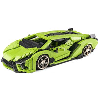Thumbnail for Building Blocks MOC Super Sport Lambo Sian Racing Car Bricks Toys 10011 - 6