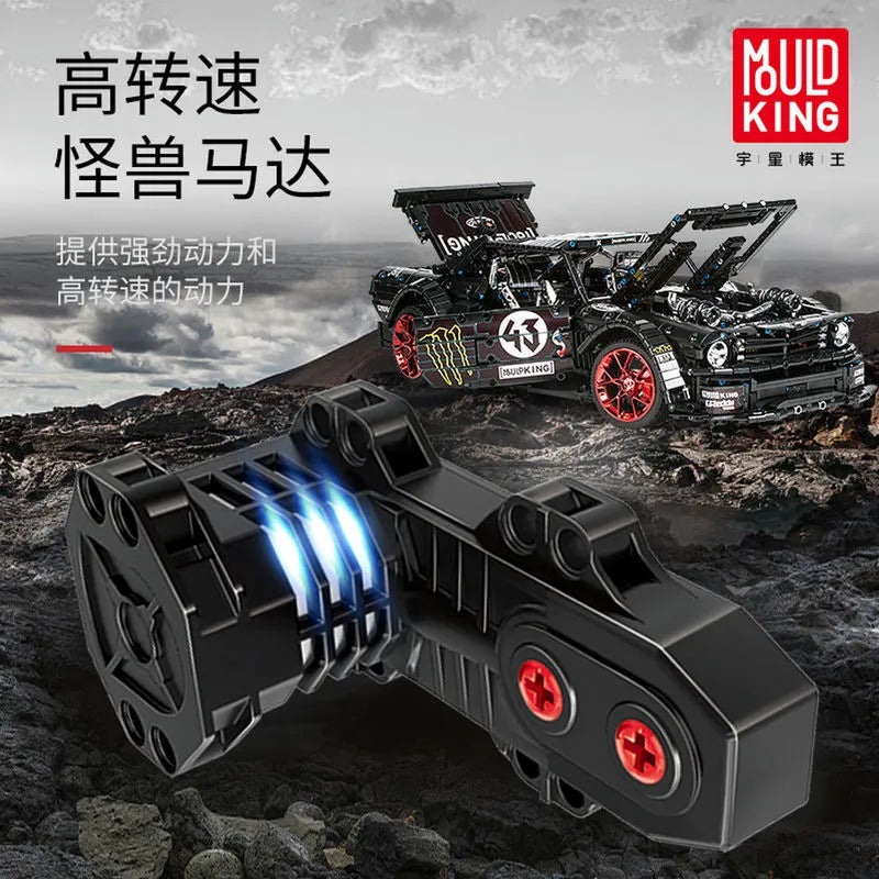 Building Blocks MOC Tech 13108 Classic Sports Car Mustang RTR V2 Bricks Toys Construction Set Toys - 10
