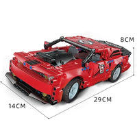 Thumbnail for Building Blocks MOC Tech RC APP Challenger Racing Car Bricks Toys 15017 Construction Set Toys - 6