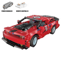 Thumbnail for Building Blocks MOC Tech RC APP Challenger Racing Car Bricks Toys 15017 Construction Set Toys - 1