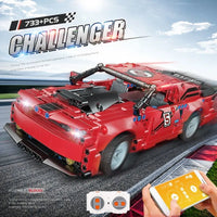 Thumbnail for Building Blocks MOC Tech RC APP Challenger Racing Car Bricks Toys 15017 - 2