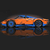 Thumbnail for Building Blocks MOC Tech RC APP Speedtail Racing Car Bricks Toys 13098 Construction Set Toys - 5