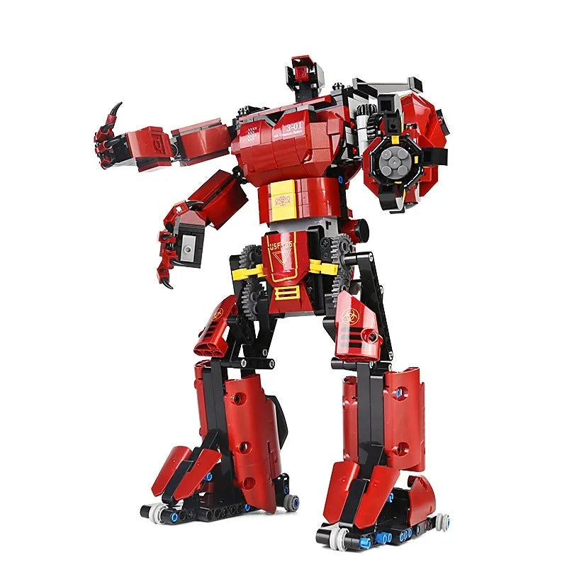 Building Blocks MOC Tech RC Motorized Crimson Beast Robot Bricks Toy 15038 Construction Set Toys - 6