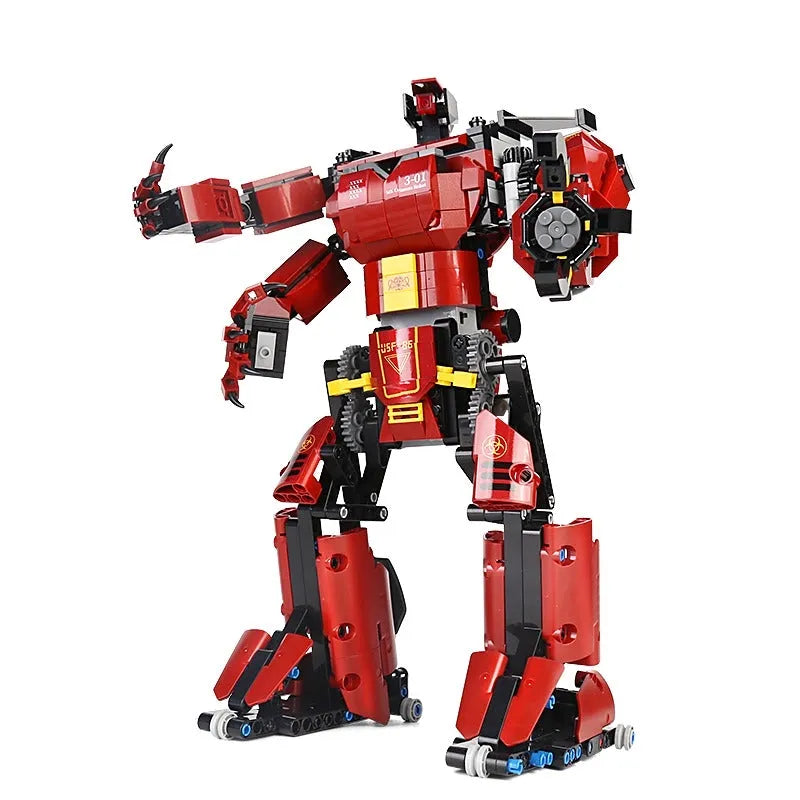 Building Blocks MOC Tech RC Motorized Crimson Beast Robot Bricks Toy 15038 - 6