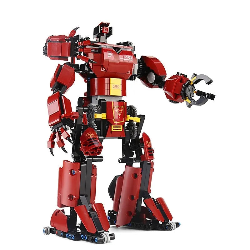 Building Blocks MOC Tech RC Motorized Crimson Beast Robot Bricks Toy 15038 - 3
