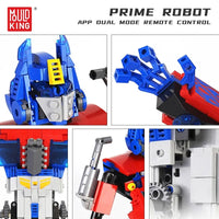 Thumbnail for Building Blocks MOC Tech RC Motorized Prime Robot Bricks Toys 15036 - 6