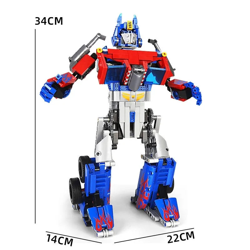 Building Blocks MOC Tech RC Motorized Prime Robot Bricks Toys 15036 Construction Set Toys - 5