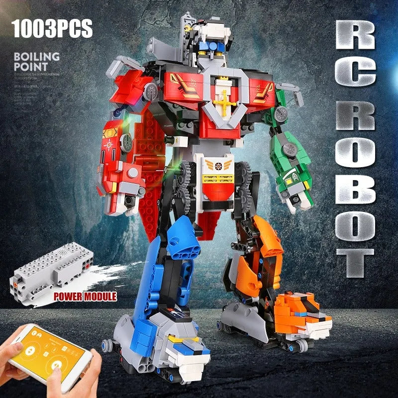 Building Blocks MOC Tech RC Motorized Transformer Beast Robot Bricks Toy - 6