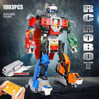 Thumbnail for Building Blocks MOC Tech RC Motorized Transformer Beast Robot Bricks Toy - 6