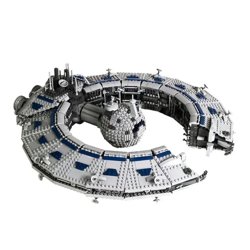 Building Blocks MOC UCS Star Wars Lucrehulk Star Control Ship Bricks Toy 21008 Construction Set Toys - 5