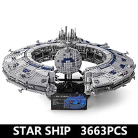Thumbnail for Building Blocks MOC UCS Star Wars Lucrehulk Control Ship Bricks Toy 21008 - 6