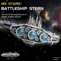 Thumbnail for Building Blocks MOC UCS Star Wars Lucrehulk Star Control Ship Bricks Toy 21008 Construction Set Toys - 7