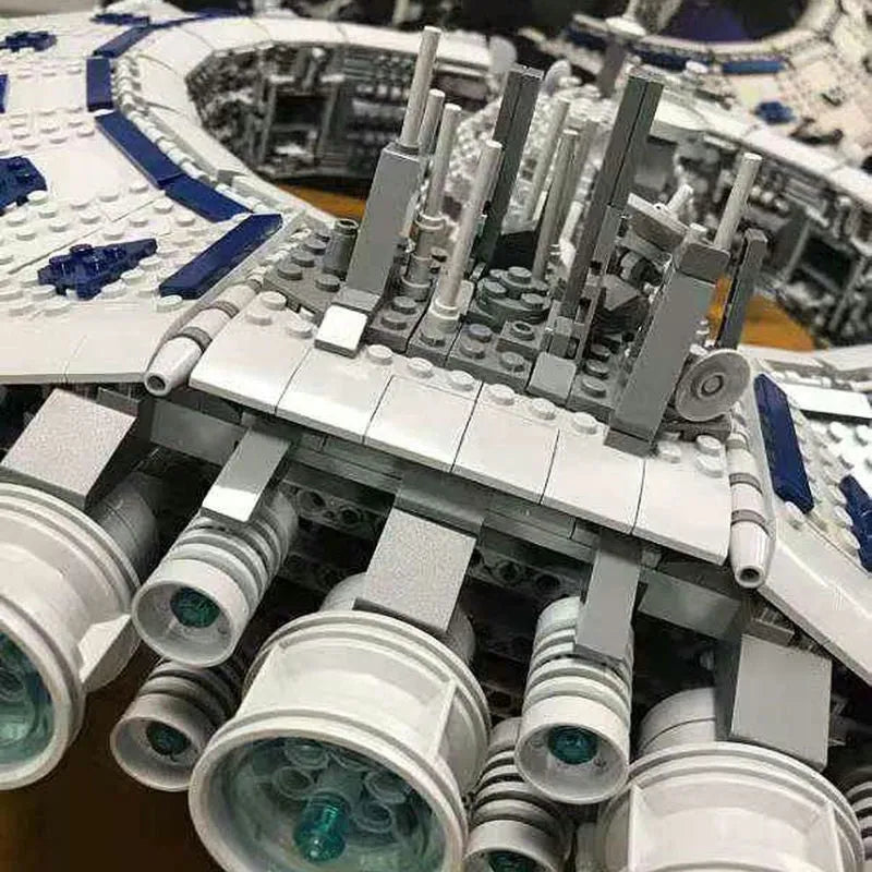 Building Blocks MOC UCS Star Wars Lucrehulk Star Control Ship Bricks Toy 21008 Construction Set Toys - 17