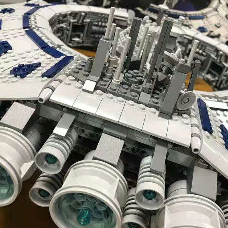 Building Blocks MOC UCS Star Wars Lucrehulk Control Ship Bricks Toy 21008 - 17