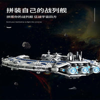 Thumbnail for Building Blocks MOC UCS Star Wars Lucrehulk Control Ship Bricks Toy 21008 - 11