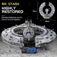 Thumbnail for Building Blocks MOC UCS Star Wars Lucrehulk Control Ship Bricks Toy 21008 - 13