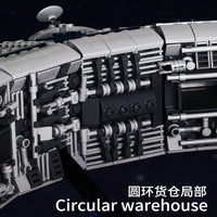 Thumbnail for Building Blocks MOC UCS Star Wars Lucrehulk Star Control Ship Bricks Toy 21008 Construction Set Toys - 9