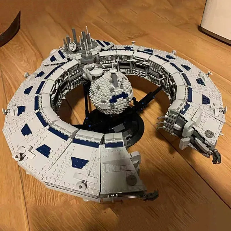 Building Blocks MOC UCS Star Wars Lucrehulk Control Ship Bricks Toy 21008 - 16