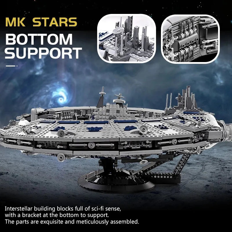 Building Blocks MOC UCS Star Wars Lucrehulk Control Ship Bricks Toy 21008 - 8