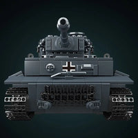 Thumbnail for Building Blocks MOC WW2 Motorized RC Heavy Tiger Battle Tank Bricks Toy - 4