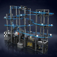 Thumbnail for Building Blocks Motorized Ball Contraption Marble Run Bricks Kids Toys Construction Set Toys - 3