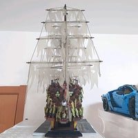 Thumbnail for Building Blocks Pirates Of Caribbean MOC 13138 Flying Dutchman Ship Bricks Toy - 7