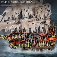 Thumbnail for Building Blocks Pirates Of Caribbean MOC 13138 Flying Dutchman Ship Bricks Toy - 12