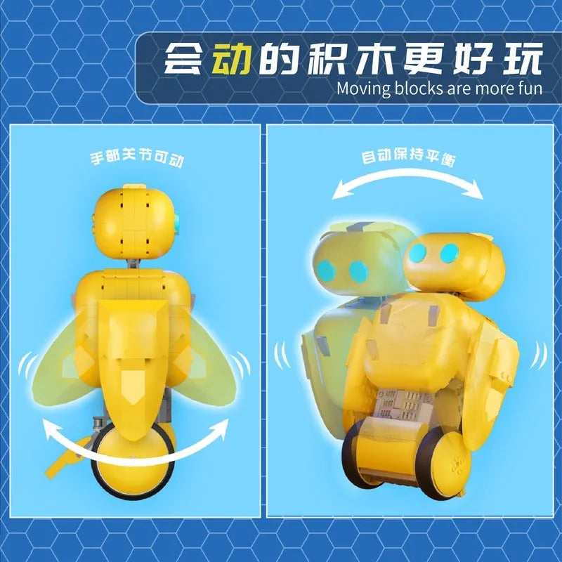 Building Blocks RC APP Intelligent Cute Robot Bricks STEM Kids Toys Construction Set Toys - 4